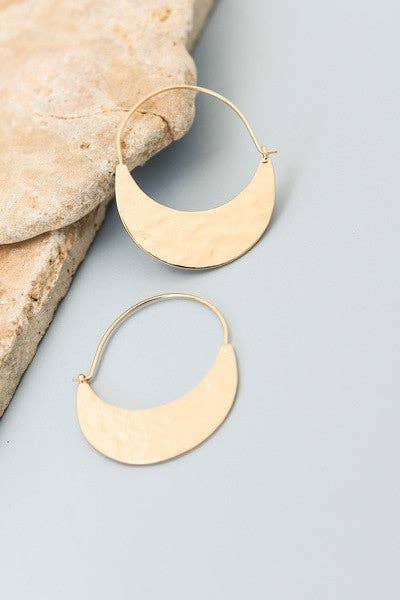 JOSSLYN by wall to wall - HALF MOON DROP EARRRINGS | 51E2062549