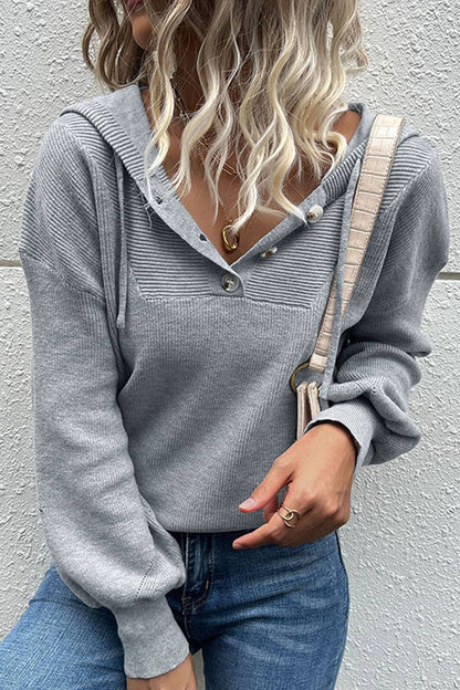 Casual Gray Hoodie