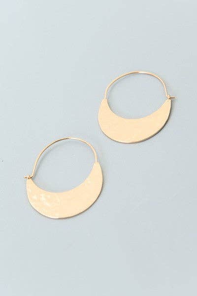 JOSSLYN by wall to wall - HALF MOON DROP EARRRINGS | 51E2062549