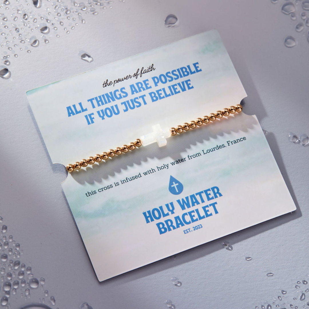 Gold Holy Water Bracelet
