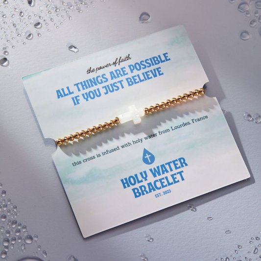 Gold Holy Water Bracelet