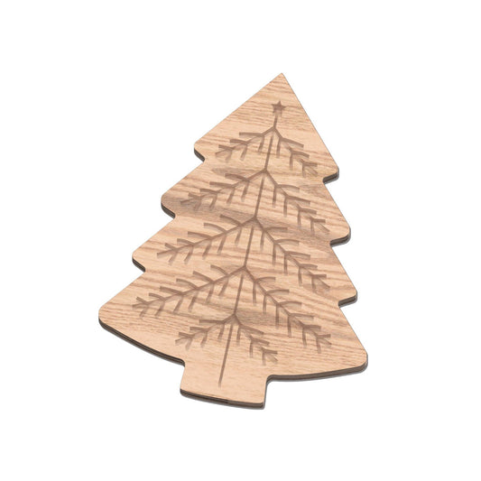Christmas Tree Shaped Bamboo Cutting Board
