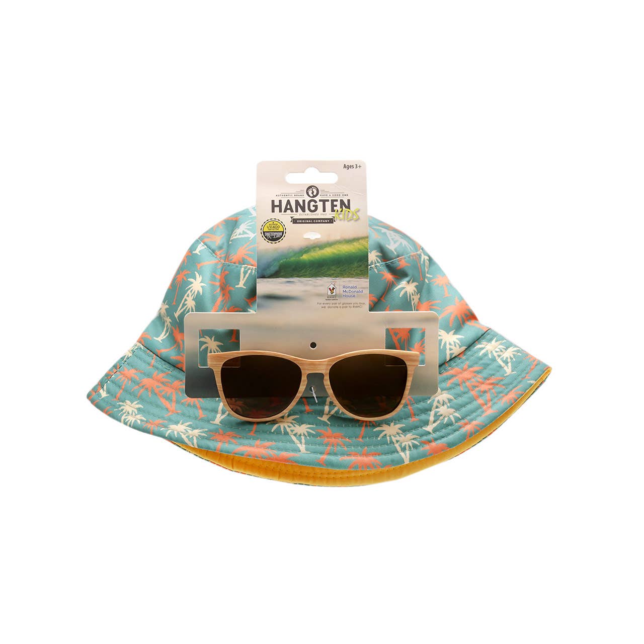 Kids Sunglasses with Bucket Hat Combo