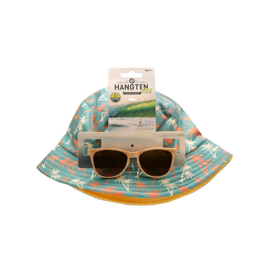 Kids Sunglasses with Bucket Hat Combo