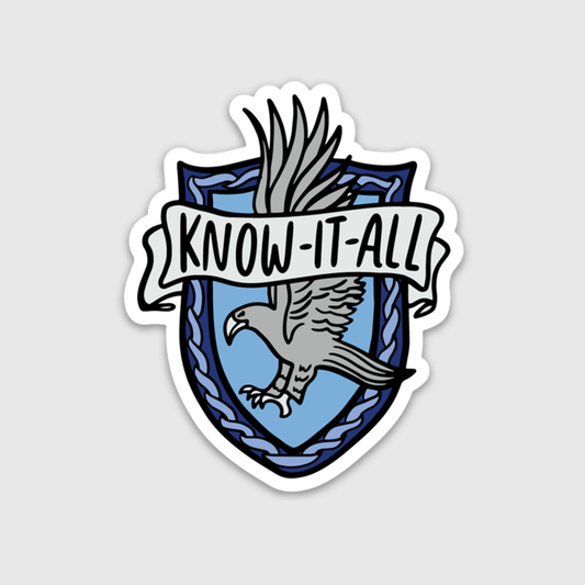 HP Know It All Sticker