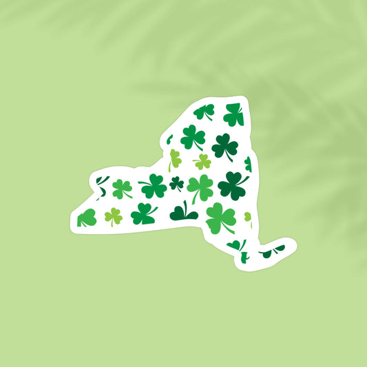 The State Stickers - New York Shamrock State Sticker