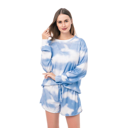 Skye Cloud Print Loungewear Set