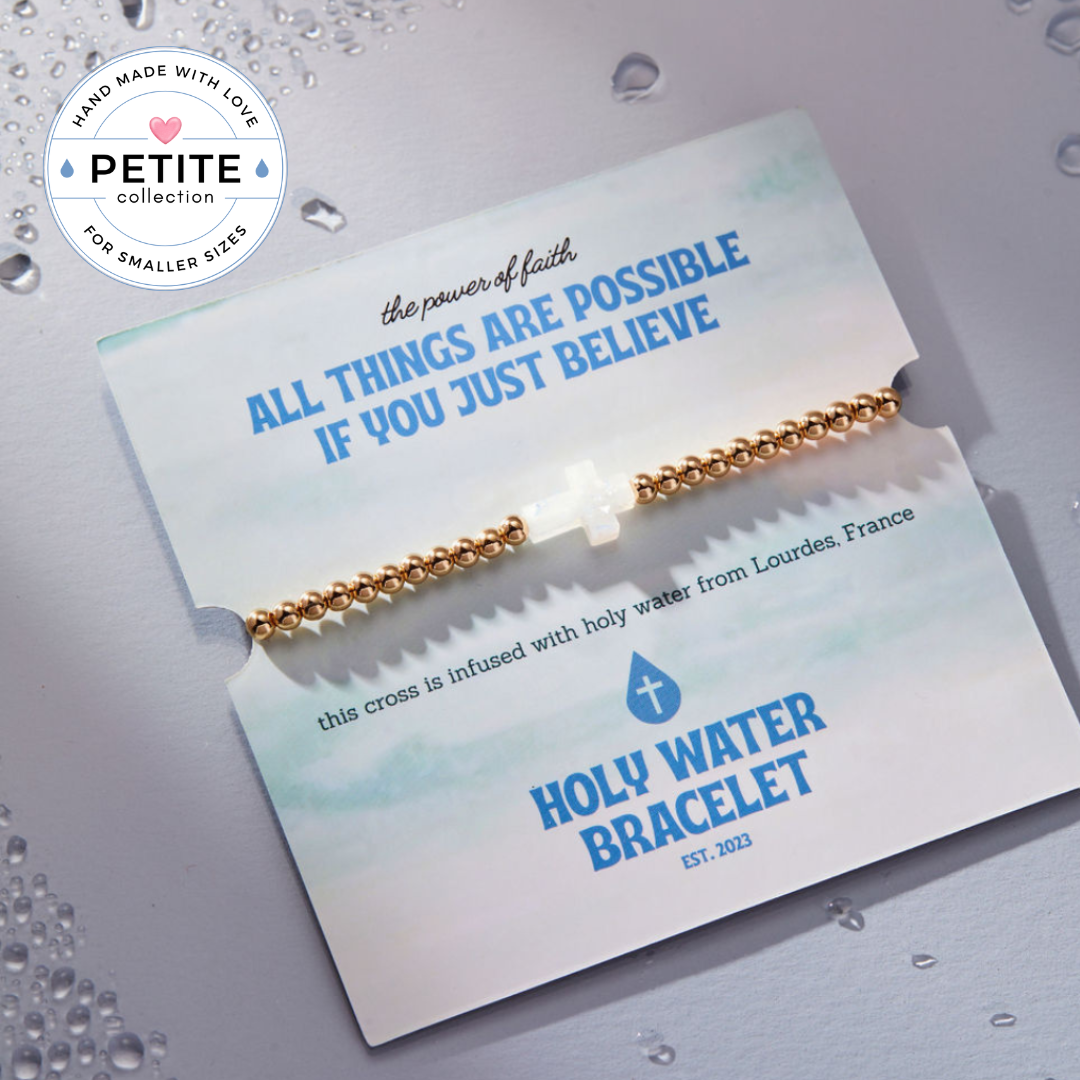 Petite Gold Holy Water Bracelet