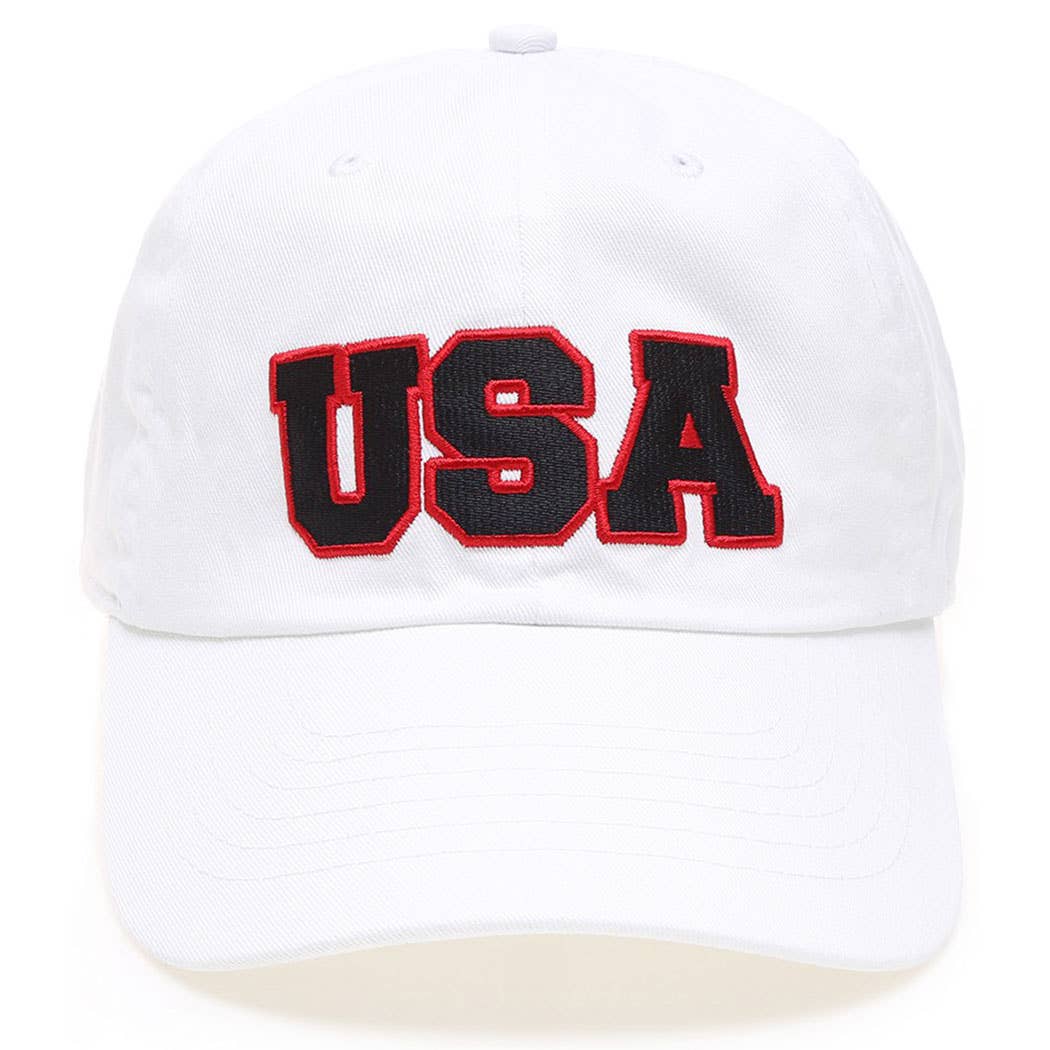 USA Patched Cotton Baseball Cap